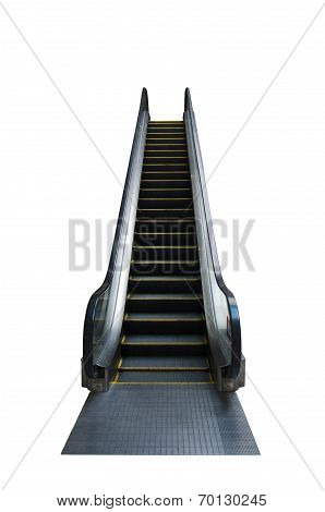 Escalator On White