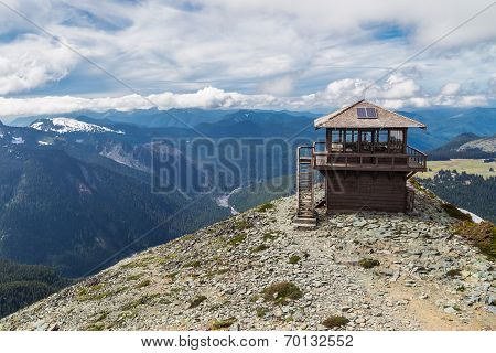 Mt. Freemont Lookout in Mt. Rainier National Park, Washington