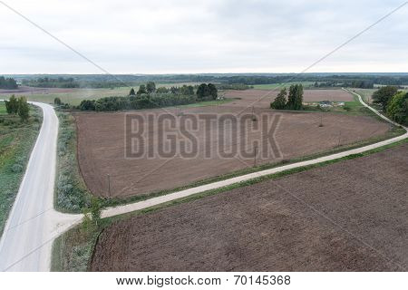 road from above