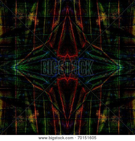 Dark Green And Blue In Beautiful Background Pattern Made Of Butterfly Wing Texture
