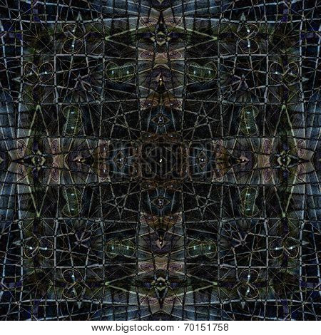 Dark Grey Background Texture Made From Koh-i-noor Butterfly Wings