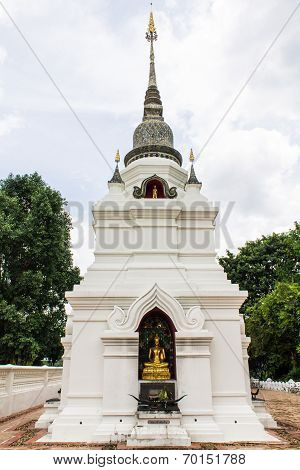 Pagoda At Wat Suan Dok In Chiang Mai, Thailand