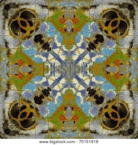 Exotic Background  Texture Made Of Blue Pansy Butterfly Wing Pattern