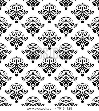 Damask Seamless Pattern. Abstract Background
