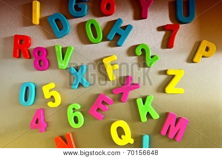 Letters On A Glossy Surface