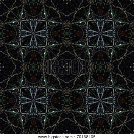 Seamless Grey Background Texture Made From Koh-i-noor Butterfly Wing Patterns