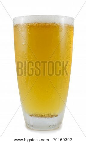 Beer And White Background