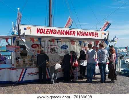 Fish Stall In Volendam