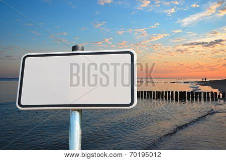 blank sign