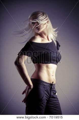 Attraktive Fitness kvinde
