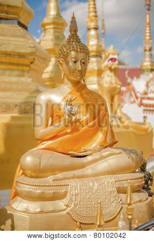 buddha statue in the temple of Thailand