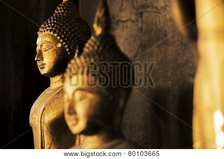 buddha statue in the temple of Thailand