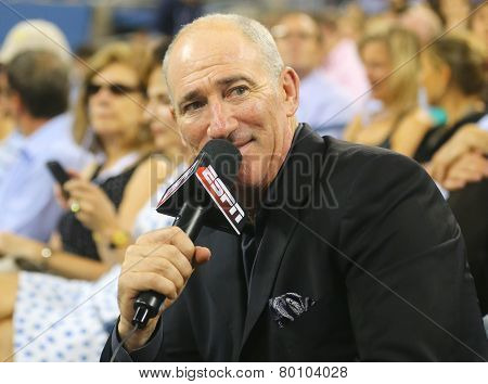 ESPN analyst Brad Gilbert comments match between Roger Federer and Roberto Bautista Agut at US Open