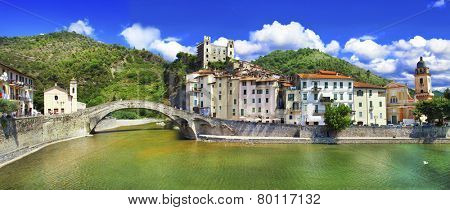 medieval villages of Italy-  Dolceacqua, Liguria