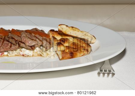 Close-up Of Grilled Veal A La Turka