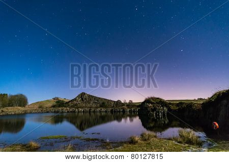 Starry Night At Cawfield Quarry