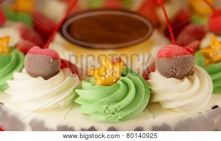Colourful Ice Cream Cake