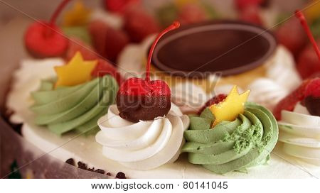 Colourful Ice Cream Cake