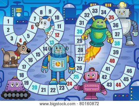 Board game theme image 7 - eps10 vector illustration.