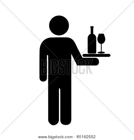 Waiter icon