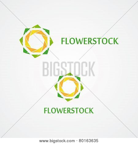 Flower abstract logo