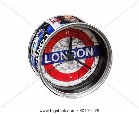 London City Clock In Tin