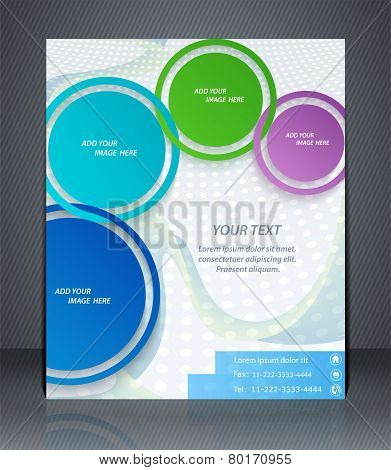 Layout Business Flyer, Magazine Cover, Or Corporate Design Template Advertisment.