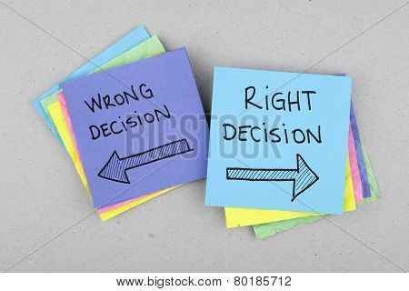 Wrong Decision or Right Decision