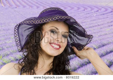 Lavanda e ragazza