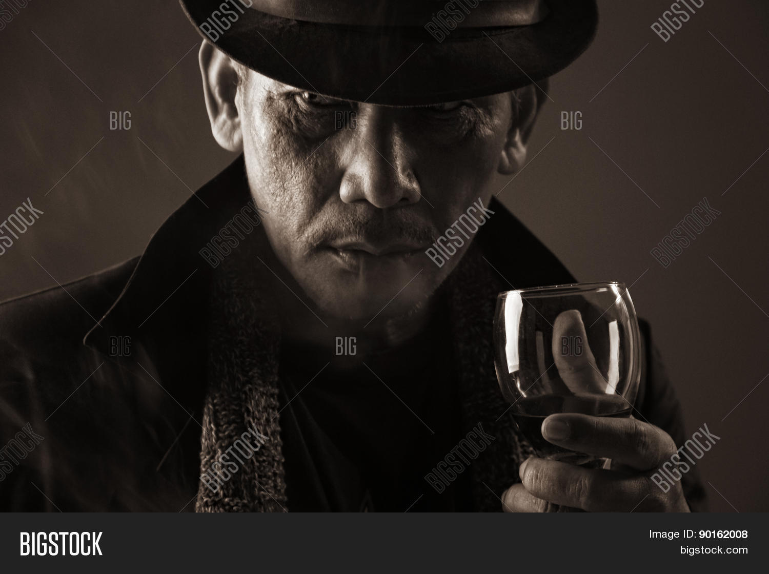 Old Gangster Glass Image & Photo (Free Trial) | Bigstock