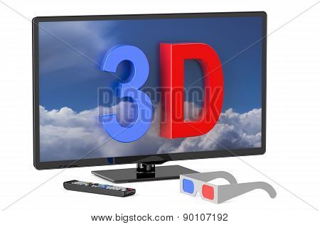 3D Television And 3D Glasses