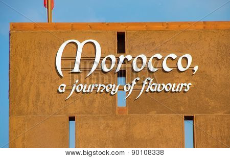 MILAN, ITALY - MAY 06, 2015: Marocco Pavilion At Expo 2015