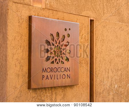 MILAN, ITALY - MAY 06, 2015: Marocco Pavilion At Expo 2015