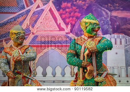 Khon - Thai Traditional Mask Dance