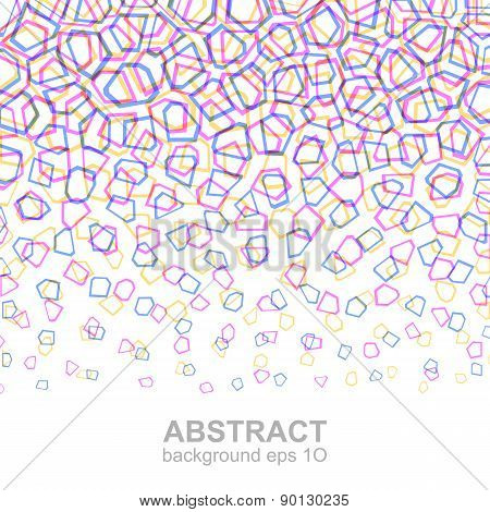 Abstract colorful geometric pattern