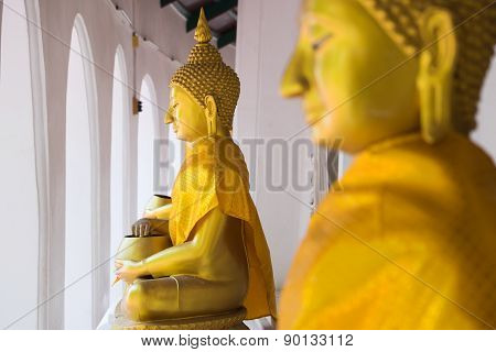 Buddha Statue At Wat Phra Pathom Chedi