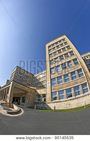 Famous Ig Farben House, Former Used As Headquarter Of The Us Army, Nowadays A University