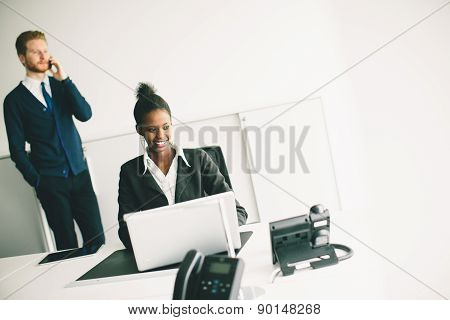 Young Woman In The Office