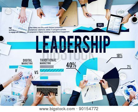 Leader Leadership Coach Guide Role Model Concept