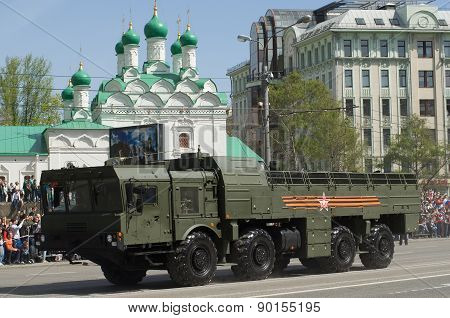 The 9K720 Iskander is a mobile short-range ballistic missile system. Victory Day Parade to commemora