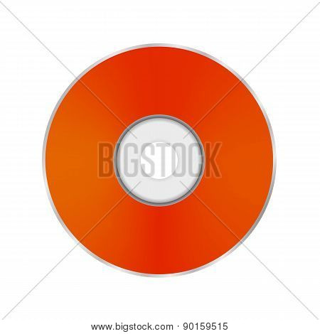 Orange Compact Disc