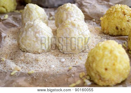 Preparation Of Sicilian Arancine