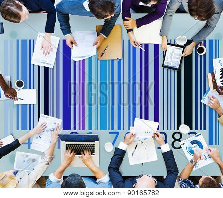 Bar Code Price Tag Coding Encryption Label Merchandise Concept