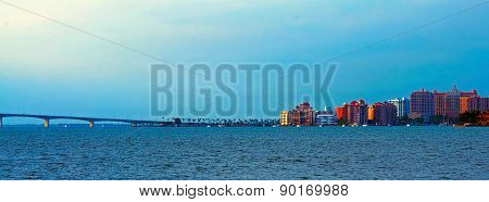 Sarasota Skyline and Ringling Causeway