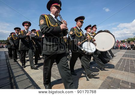Celebration Of Victory Day In Kiev