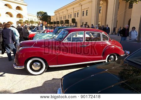 Classic Car Bmw At The Buga Flower Show