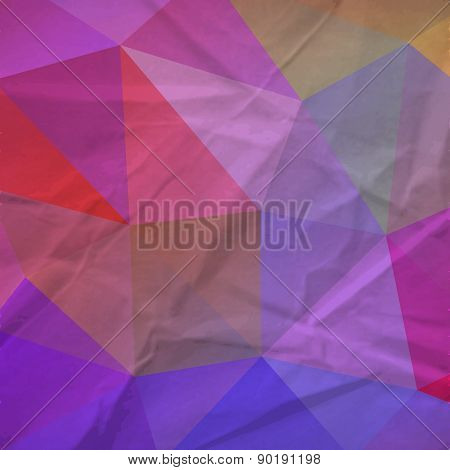 Retro triangle background