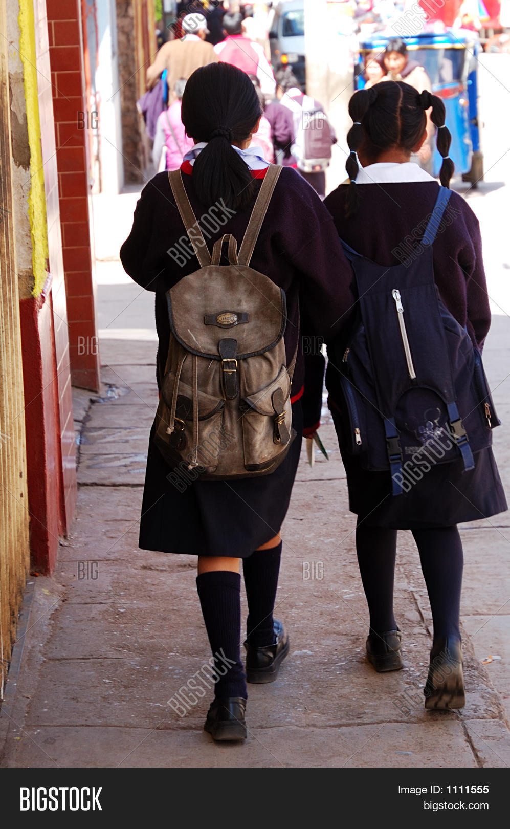 Peruvian Schoolgirls Image & Photo (Free Trial) Bigstock