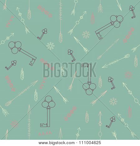 Vintage arrows pattern