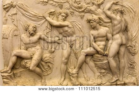 Statues In The Bargello, Florence, Italy